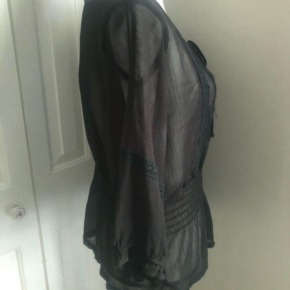 Guess Jeans Sheer Blouse - Picture 4 of 8